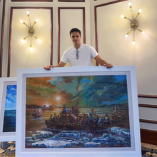 Load image into Gallery viewer, The Discovery of Americans — Cultural Canvas Exhibition Edition 1/1